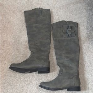 Over The Knee Boots - Brown / Tan Boots